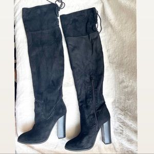 Black Over the Knee Boots